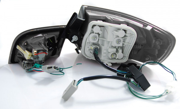 LED Lightbar Design Rückleuchten für Audi A3 8P Sportback 04-08 schwarz/rauch